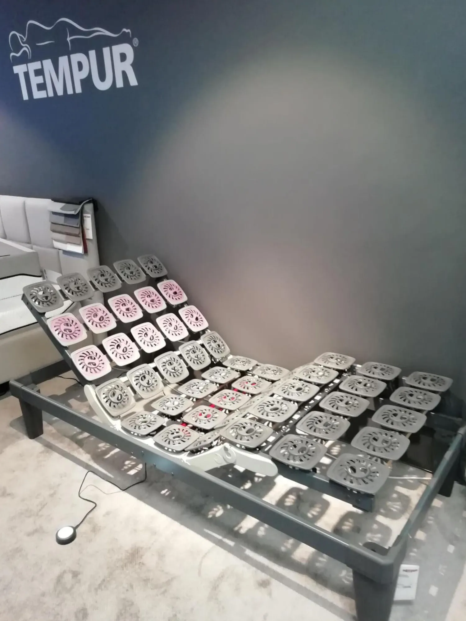 Tempur Polsterbetten|Lattenrost Premium Flex 3000 Verstellbar 2 Motorisch Mit Funkfernbedienung