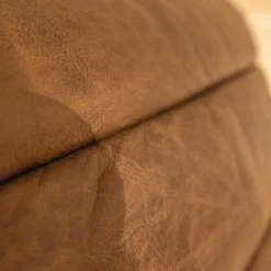 Lee & Lewis Relaxsessel|Ledersessel SP120 Leder Frame Gestell Metall Mit Hocker