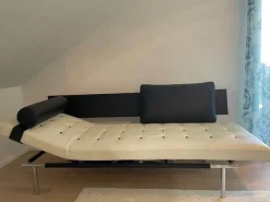 IP Design Daybeds & Recamieren|Liege Campus De Luxe Leder Dunkelbraun Creme