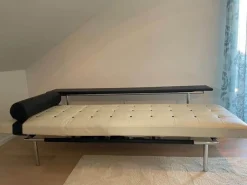 IP Design Daybeds & Recamieren|Liege Campus De Luxe Leder Dunkelbraun Creme