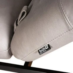 Brühl Relaxsessel|Liege 1LS Roro Small Anilinleder Taron Gestell Metall Schwarz Pulverbeschichtet