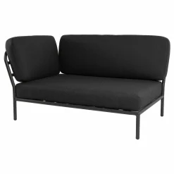 Houe Loungemöbel|Lounge Sofa Level Stoff Basic Dark Grey Grau Gestell Alu Pulverbeschichtet