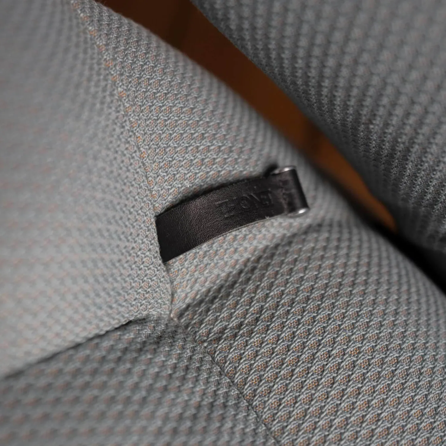 Thonet Relaxsessel|Lounge-Sessel 808 Mit Hocker Bezug Außen Nappaleder Bezug Innen Stoff Soul 158 Air