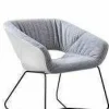 Züco Loungesessel|Loungesessel Averio Stoff Platingrau