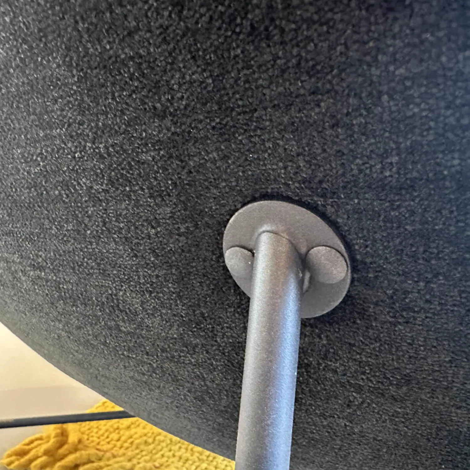 COR Loungesessel|Loungesessel Jalis Niedrig Stoff 8144 Braun Grün Drahtgestell F01 Feinstruktur Schwarz Mit Hocker