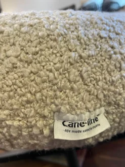 Cane Line Loungesessel|Loungesessel Pace Stoff White Fabric 1500 Weiß Gestell Aluminium Schwarz Lackiert