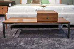 Rolf Benz Wohnwände & Tv-Lowboards|Lowboard 914 Holzfurnier Farblos Lackiert Nussbaum Amerikanisch Gestell Umbragrau