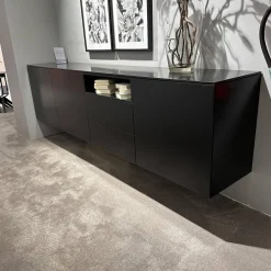 Schönbuch Kommoden & Sideboards|Lowboard Cosmo Lack Basis Schwarz 046 Wandhängend