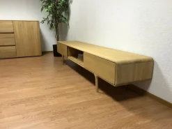 Gazzda Wohnwände & Tv-Lowboards|Lowboard Fawn Eiche Massiv Weiß Geölt