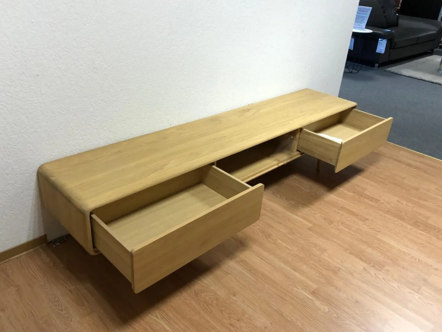 Gazzda Wohnwände & Tv-Lowboards|Lowboard Fawn Eiche Massiv Weiß Geölt