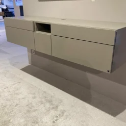 WK Wohnen Kommoden & Sideboards|Lowboard WK240 Viva Glattlack Terra Braun Push to Open