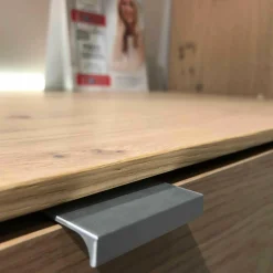 Musterring Wohnwände & Tv-Lowboards|Medienkombination Q-Media MR Balkeneiche Bianco Furniert mit LED-Beleuchtung