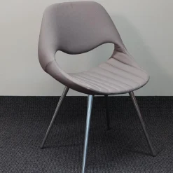 Züco Einzelstühle|Mehrzweckstuhl Little Perillo XS Bezug Grau Vierbein Chrom