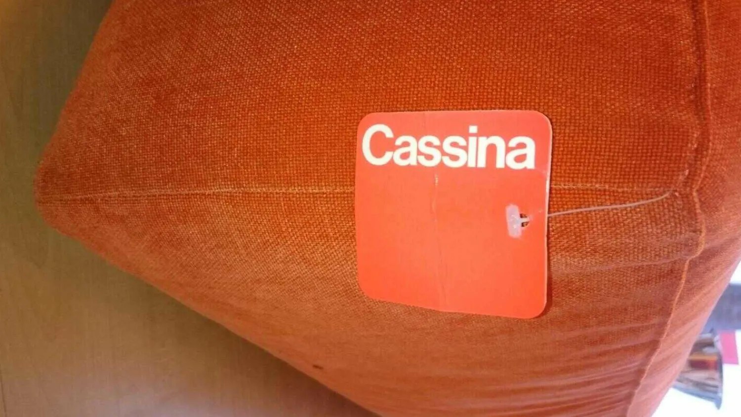 Cassina Hocker & Sitzsäcke|Mex Cube Hocker Stoff O 13O411 Orange