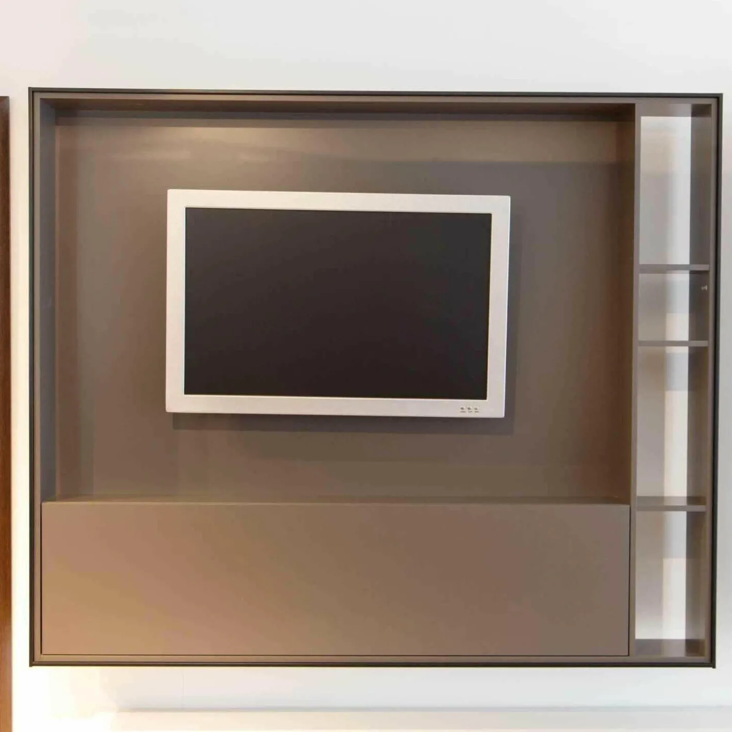 Interlübke Wohnwände & Tv-Lowboards|Modul Bookles Korpus Lack Elephant M16 Außenkorpus Lack Schwarz M 20