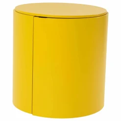 Lema Nachttische|Nachtkommode Top Platte Lack LCT 462 Senape Gelb Innen Eiche Wärmebehandelt