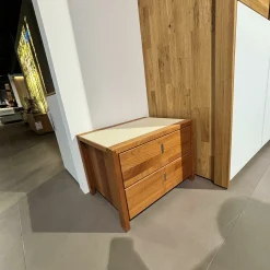 Team 7 Nachttische|Nachtkästchen Valore Kirschbaum 2 Schubladen