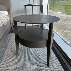 Molteni & C Beistelltische|Nachttisch Beistelltisch When Eiche Graphit Schub Holz