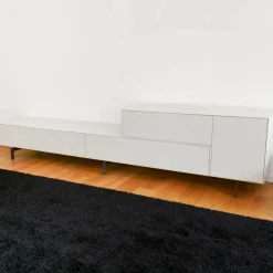 Piure Wohnwände & Tv-Lowboards|Nex Box TV-Kombination Lack Matt Lichtgrau