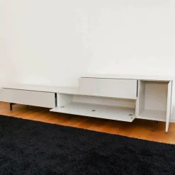 Piure Wohnwände & Tv-Lowboards|Nex Box TV-Kombination Lack Matt Lichtgrau