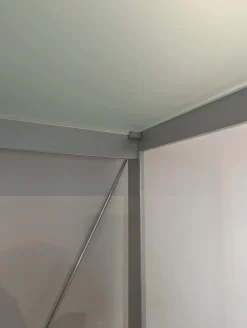 Christine Kröncke Regale|Offenes Regal Satiniertes Glas Metall