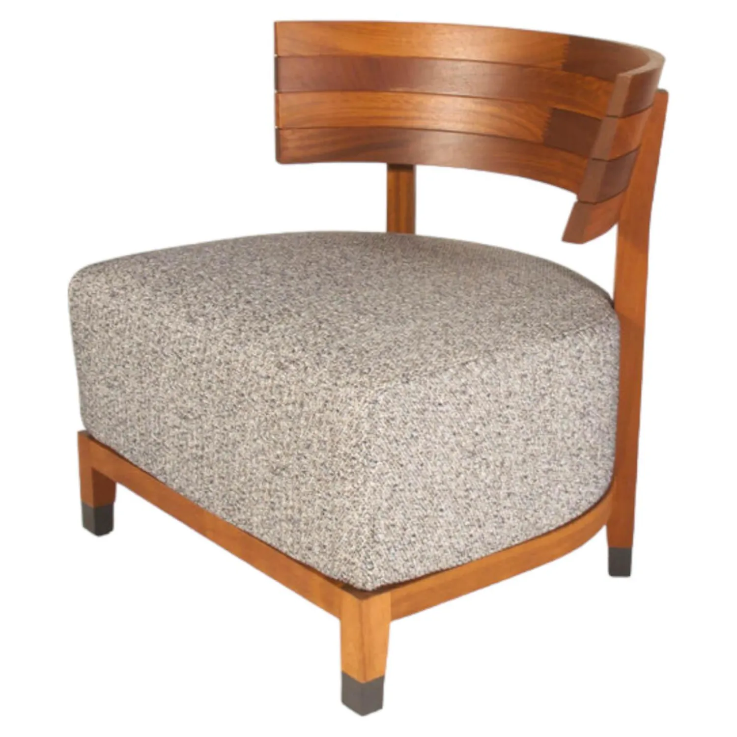 Flexform Loungemöbel|Outdoorsessel Thomas Stoff Begonia Gestell Iroko Brüniert