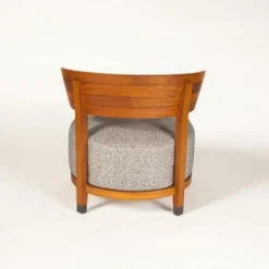 Flexform Loungemöbel|Outdoorsessel Thomas Stoff Begonia Gestell Iroko Brüniert