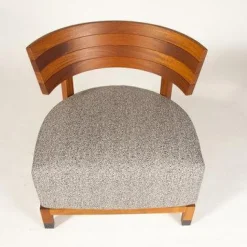 Flexform Loungemöbel|Outdoorsessel Thomas Stoff Begonia Gestell Iroko Brüniert