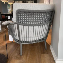 Rolf Benz Loungemöbel|Outdoorsessel Yoko 271 Stoff 24.750 Grau Gestell Anthrazit