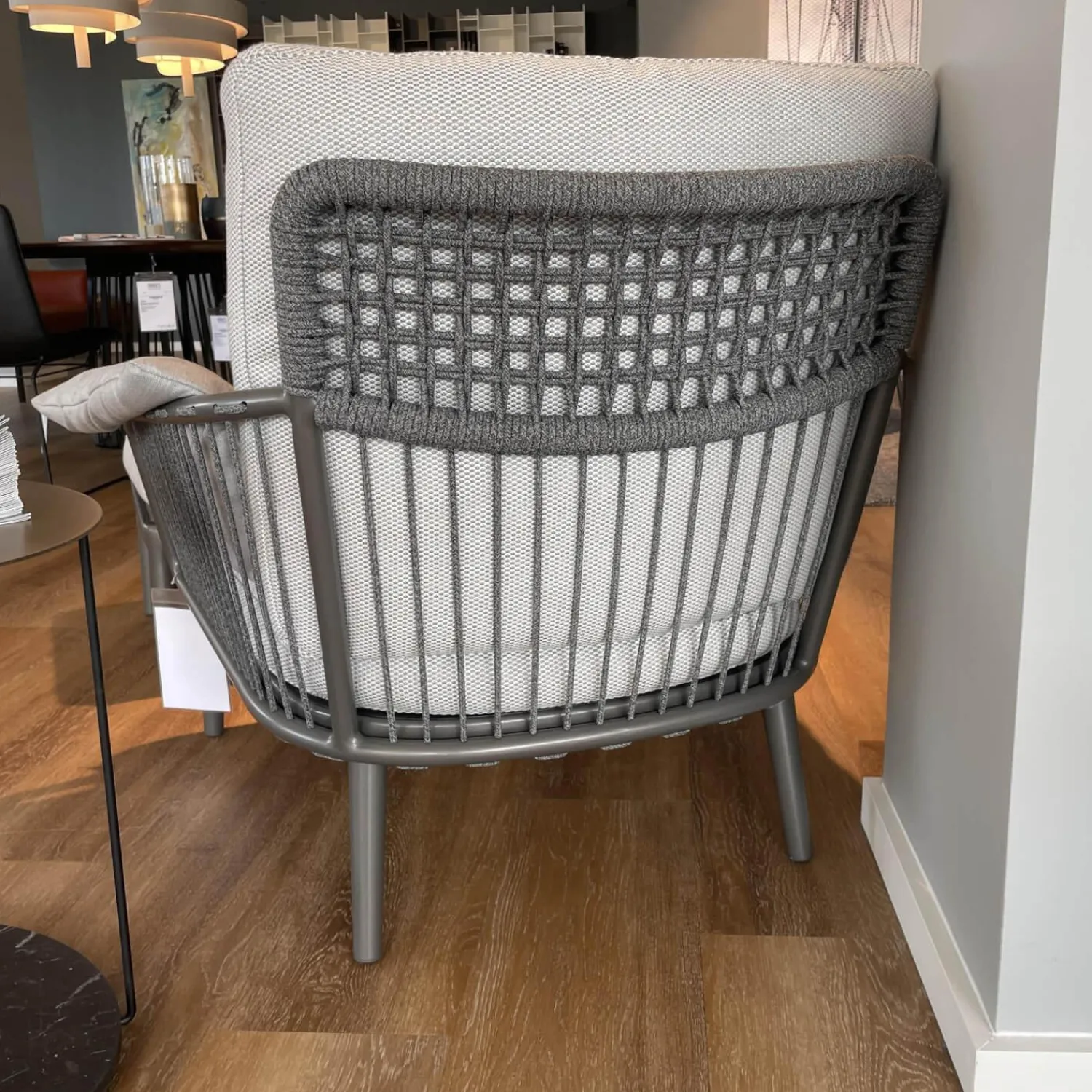 Rolf Benz Loungemöbel|Outdoorsessel Yoko 271 Stoff 24.750 Grau Gestell Anthrazit