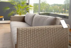 Cane Line Loungemöbel|Outdoor-Sofa Diamond Stoff Taupe