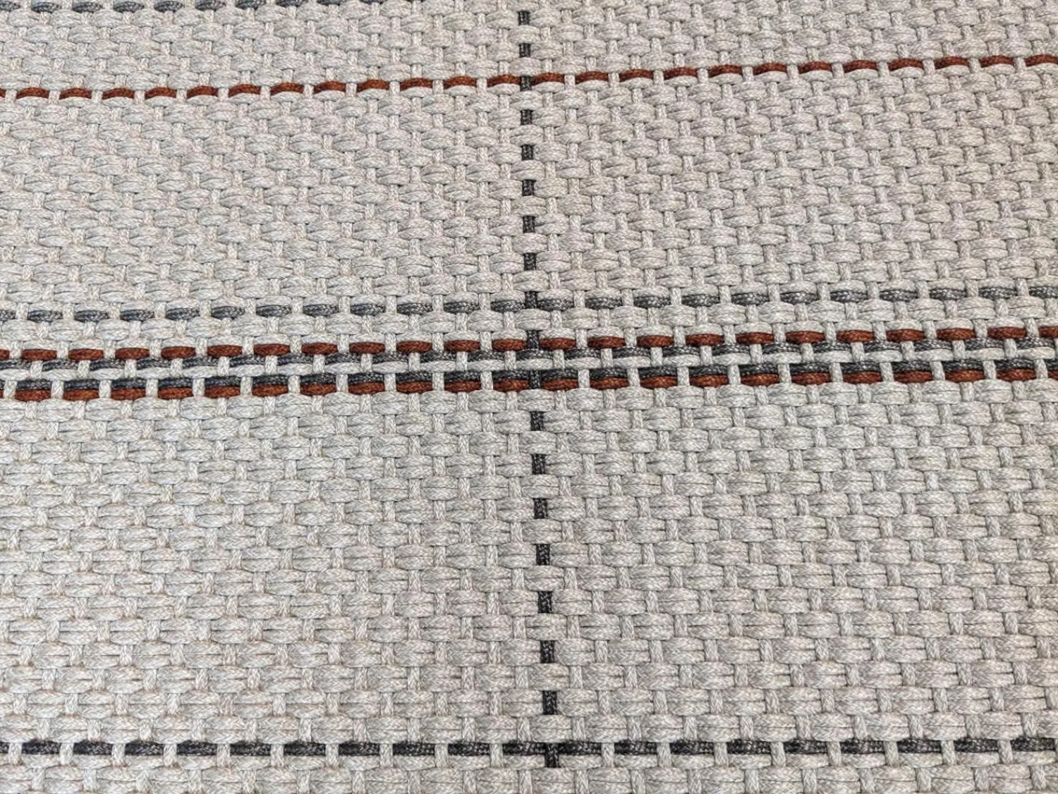 B&B Italia Teppiche|Outdoor-Teppich Piet TPI30 Mehrfarben Beige Blau Rot