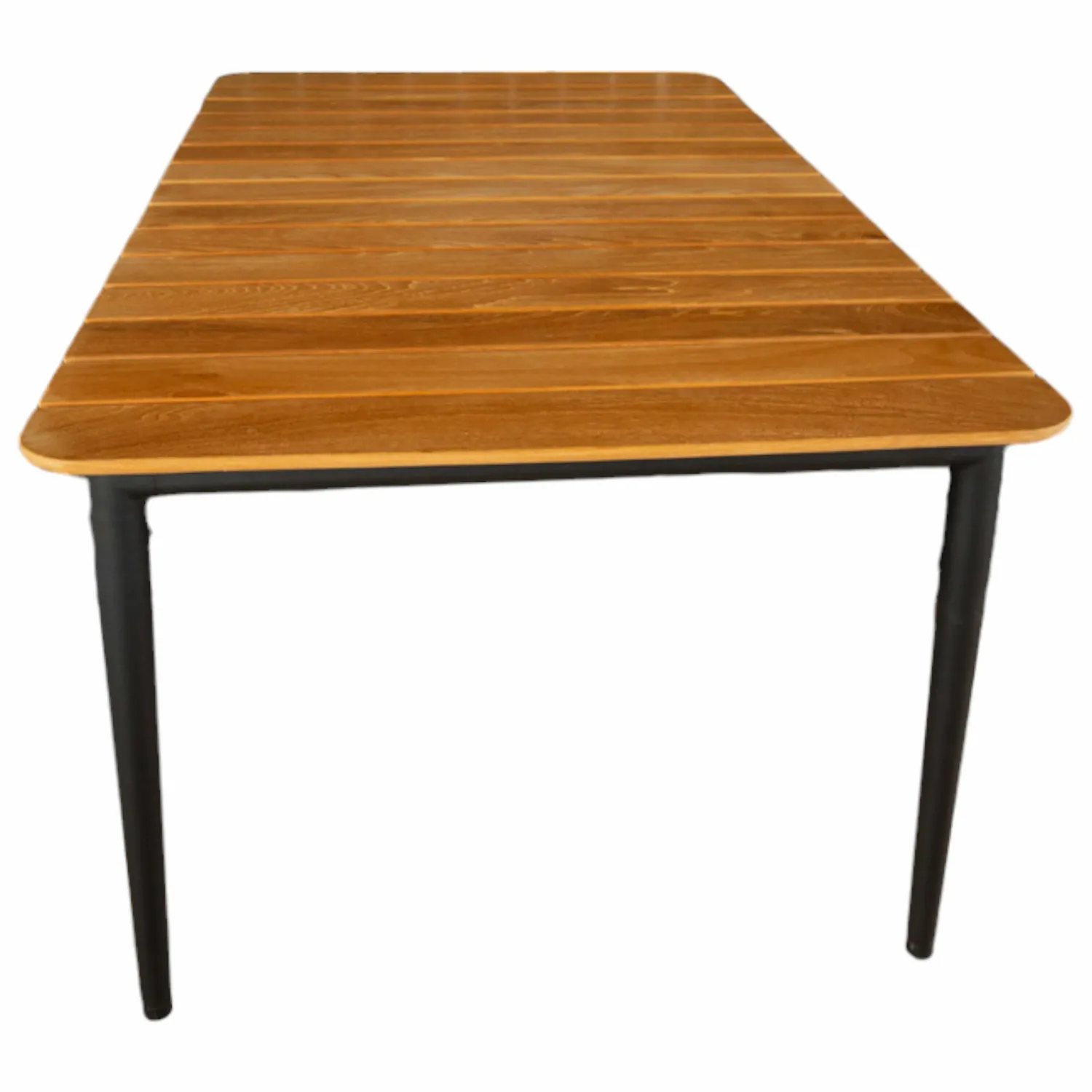 Cane Line Gartentische|Outdoor-Tisch Core Teak Gestell In Lava Grey