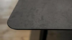 Varaschin Essgruppen|Outdoortischgruppe Ellisse HPL Ardesia Schwarz Gestell Schwarz Mit 4 Stühlen Emmacross