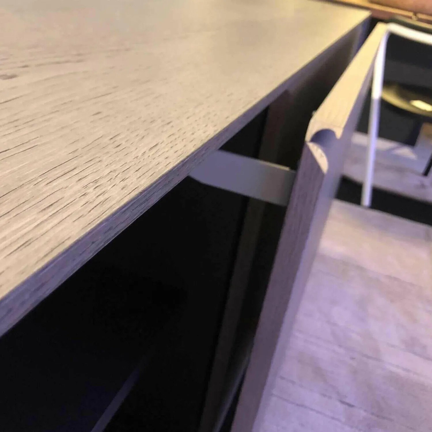 Molteni & C Kommoden & Sideboards|Password Evolution Sideboard Eiche Graphit Matt Gestell Zinnfarben