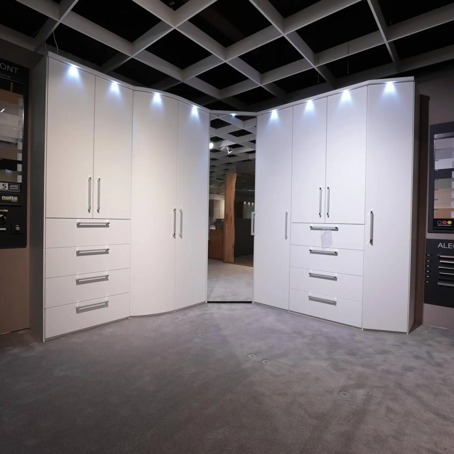 Nolte Kleiderschränke|Planungsschrank Horizont Polarweiß Mit Beleuchtung