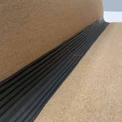 Hülsta Bänke|Polsterbank Stoffbezug LDS32 Affix mit 4-Fuß-Gestell aus Nussbaum