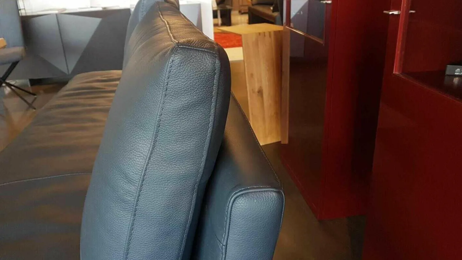 WK Wohnen Bänke|Polsterbank WK702 Leder Toledo Marine