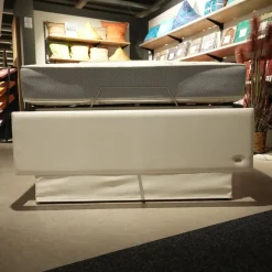 RUF Betten Polsterbetten|Polsterbett Composium 800 Stoff 06150 Weiß Creme Inklusive Matratze Und Vollautomatic