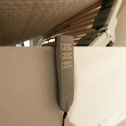 RUF Betten Polsterbetten|Polsterbett Composium 800 Stoff 06150 Weiß Creme Inklusive Matratze Und Vollautomatic