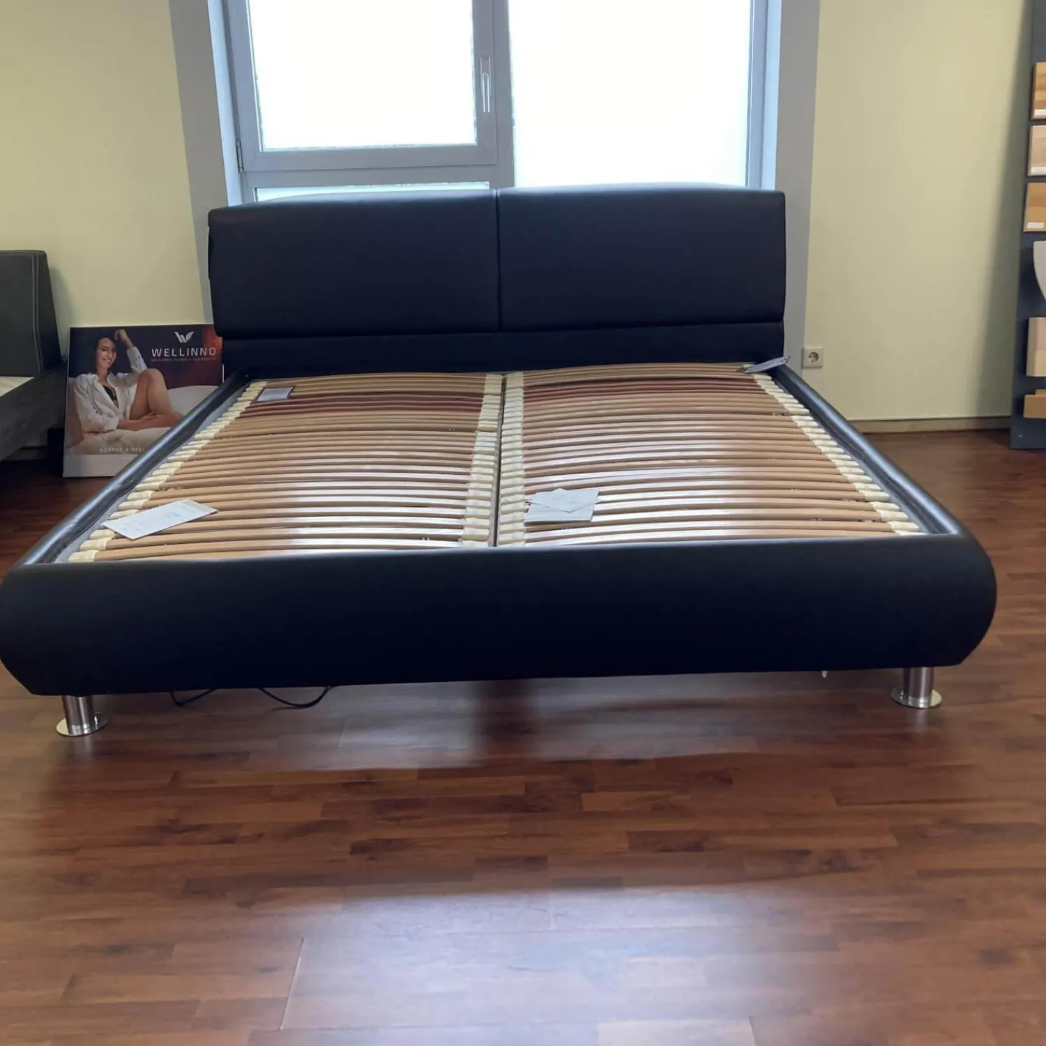 Hasena Polsterbetten|Polsterbett Dream-Line Deluxe 180 x 200 Textilleder Campos Cafe Ohne Lattenrost Und Matratze