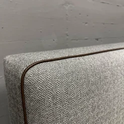 Schramm Polsterbetten|Polsterbett Paio Stoff Mirage Graublau Mit Matratzen Und Motorischer Verstellung