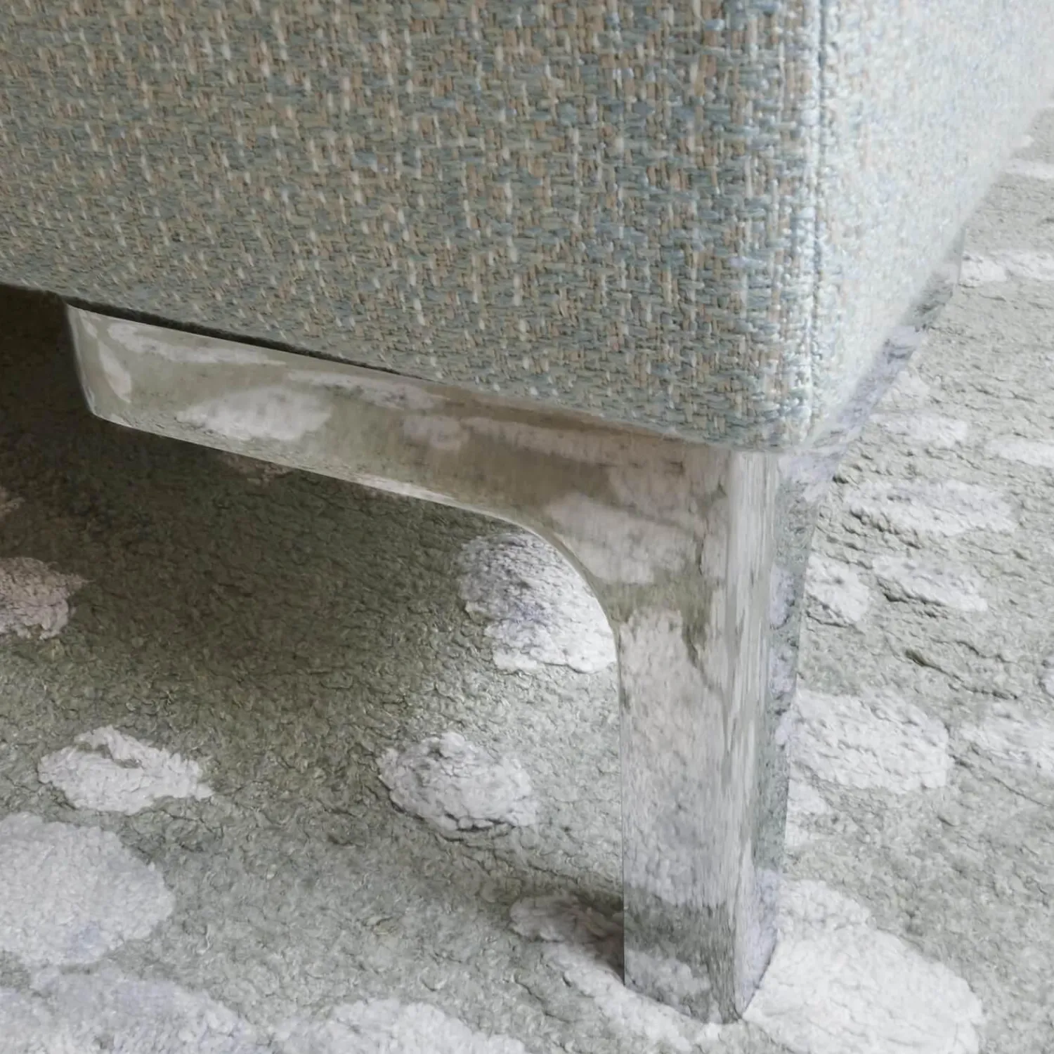 Treca Interiors Polsterbetten|Polsterbett Super Cad Stoff Gio Lune 009 Türkis mit Matratzen