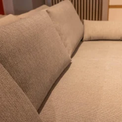 freistil Rolf Benz Ecksofas|Polstergarnitur 170 Bezug Stoff 4020 Silbergrau Stahlfuß Schwarz Inklusive 2 Kissen