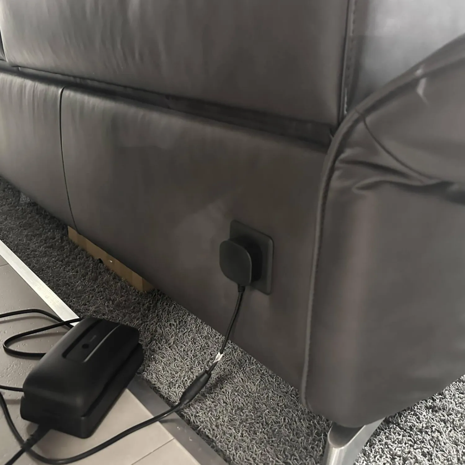 himolla Polstergruppen|Polstergarnitur 1926 Leder 31 Longlife Moor Schwarz Braun Füße Metall 62 Edelstahloptik Gebürstet