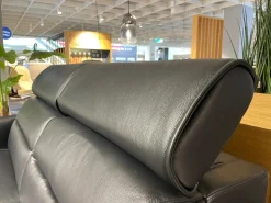 Stressless Polstergruppen|Polstergarnitur Emily V2 R Leder Cori 19 Black Schwarz Kufen Verchromt