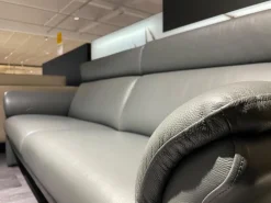 Puhlmann Polstergruppen|Polstergarnitur Parlando R Leder Savana 18 1748 Anthrazit