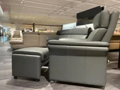 Puhlmann Polstergruppen|Polstergarnitur Parlando R Leder Savana 18 1748 Anthrazit