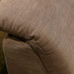 Dietsch Ecksofas|Polstergarnitur Pluto Stoff Namib Rose Fuß Metallbügel Schwarz