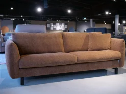 Erpo Polstergruppen|Polstergarnitur Stoff Osino Rostbraun Braun Mit Kissen Und Kopfstütze